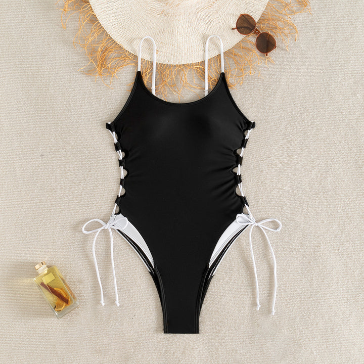 Women's Sporty Jumpsuit with Adjustable Lace Details Mune Fashion