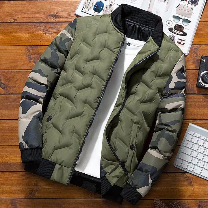 Men's Fashion Transitional Jacket in Camouflage Style Mune Fashion
