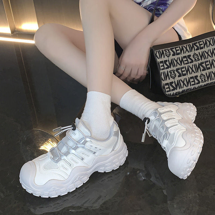 Women's sporty chunky sneakers with breathable mesh upper and sturdy profile Mune Fashion