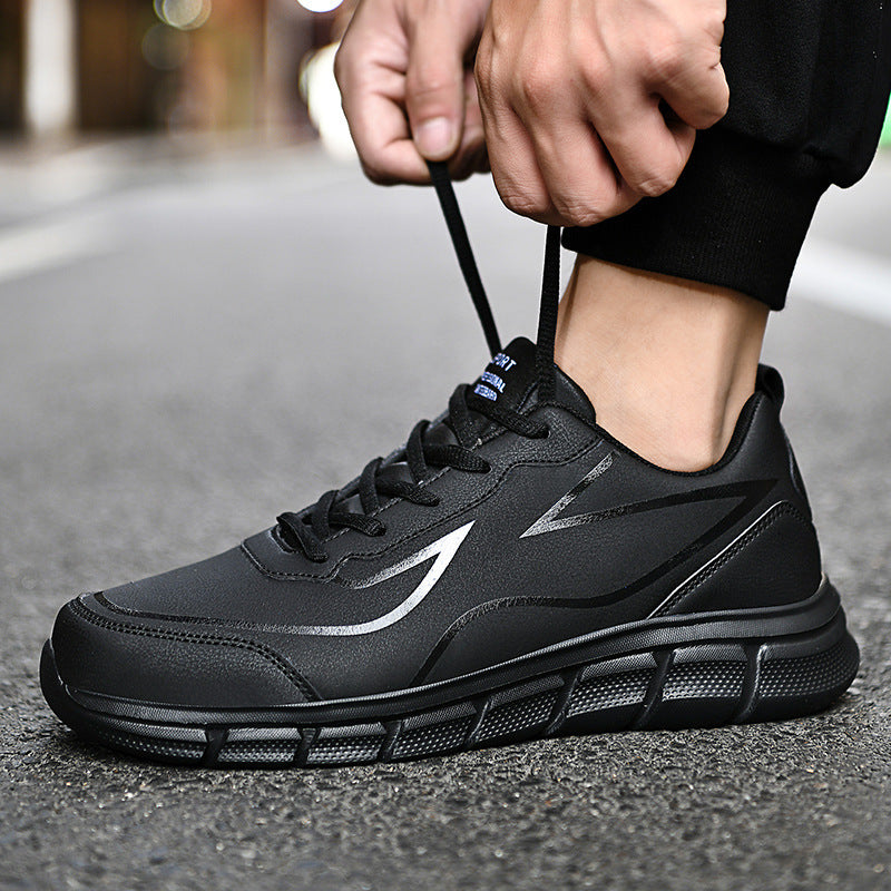 Men's modern City-Comfort sneaker with segmented cushioning sole, ergonomic memory insole, and padded heel collar Mune Fashion
