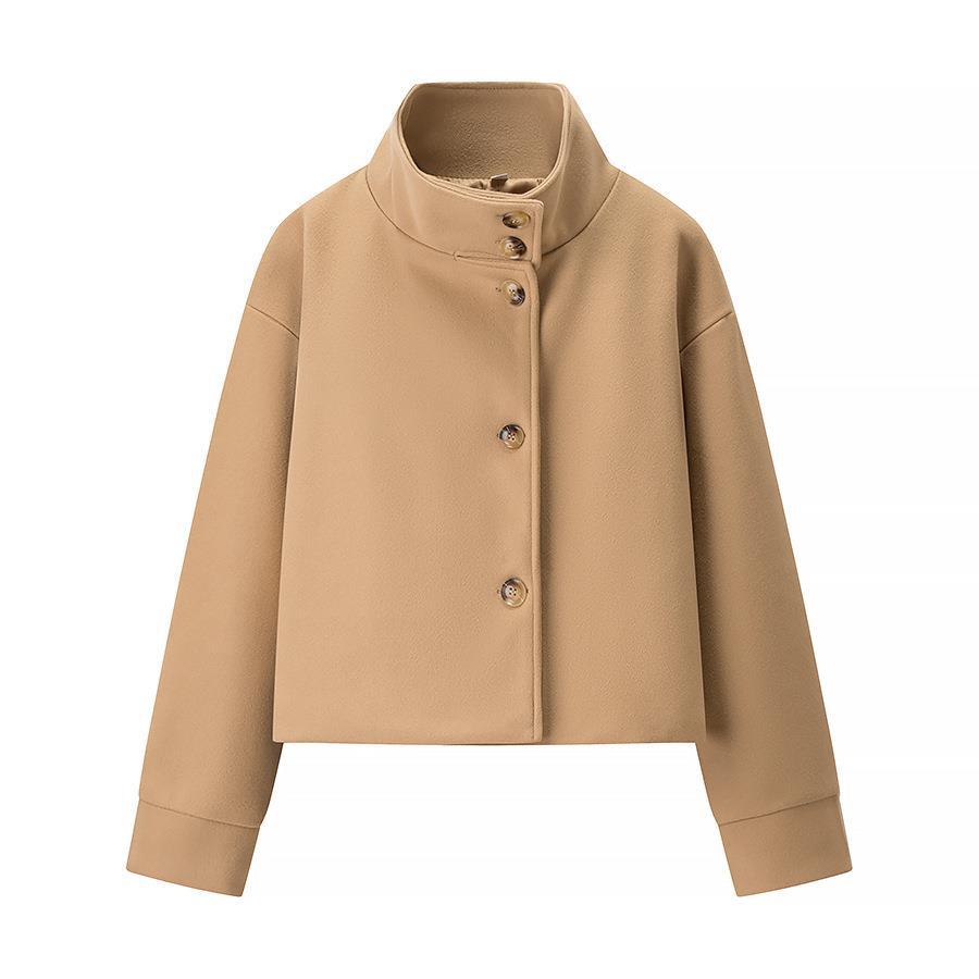 Mune | Women's elegant short jacket with stand-up collar and stylish button details