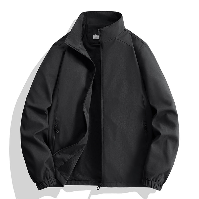 Men's Lightweight Sports Jacket with High Collar Mune Fashion 1787797825