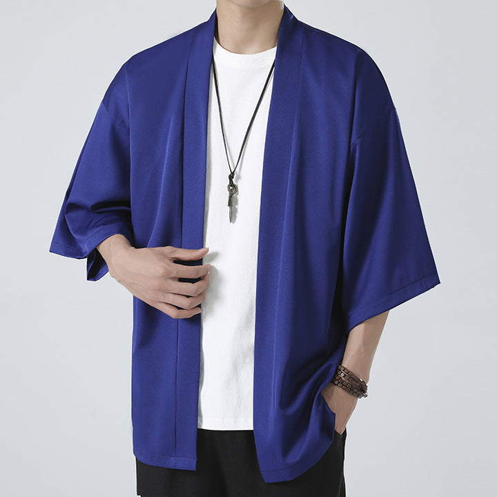 Men's kimono-style short-sleeve jacket in oversized cut Mune Fashion