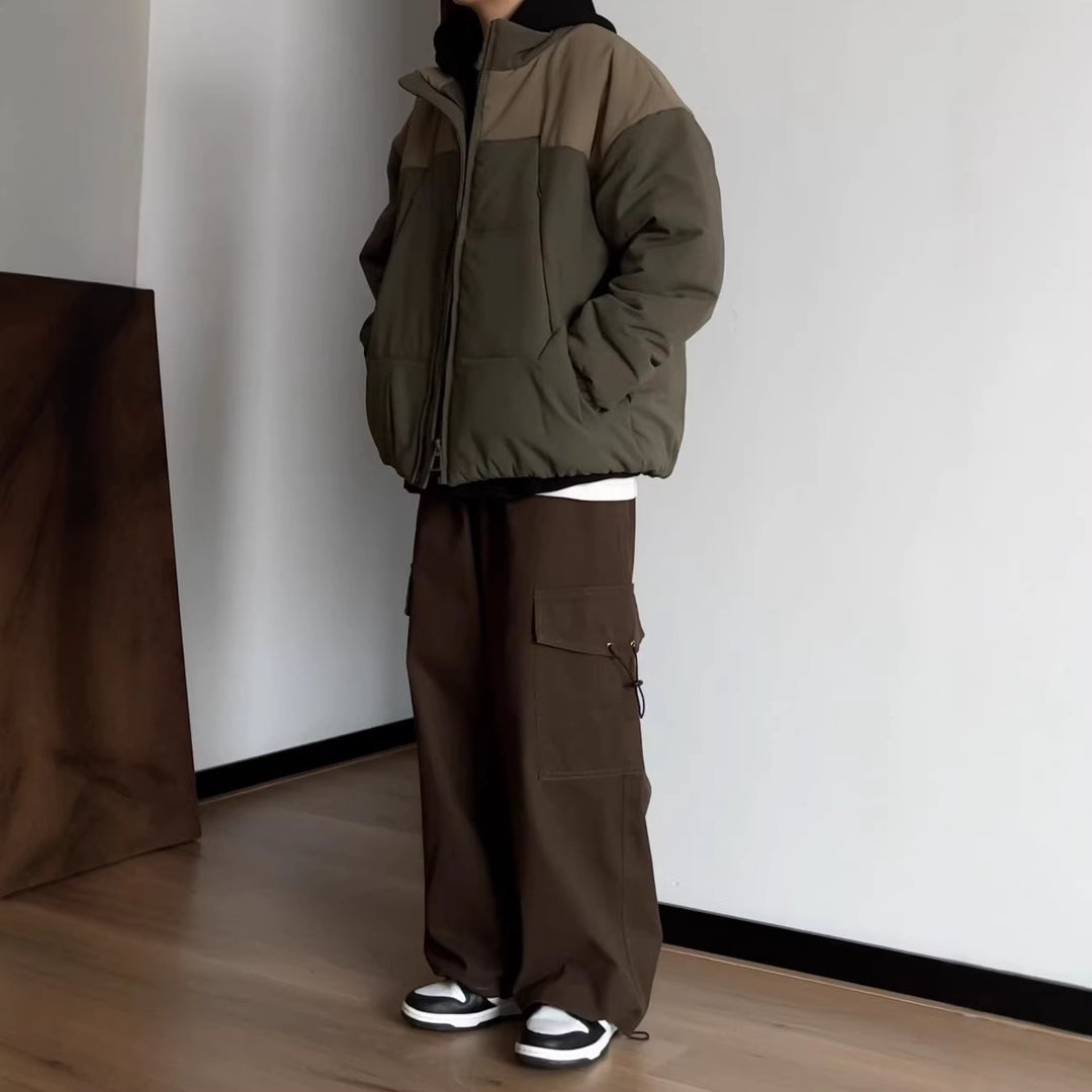 Men's Practical Cargo Pants with Adjustable Waist Mune Fashion