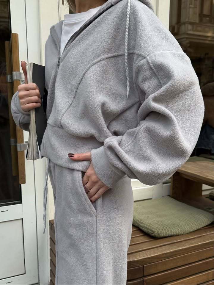 Women's Comfortable Fleece Hoodie and Couch Pants Mune Fashion