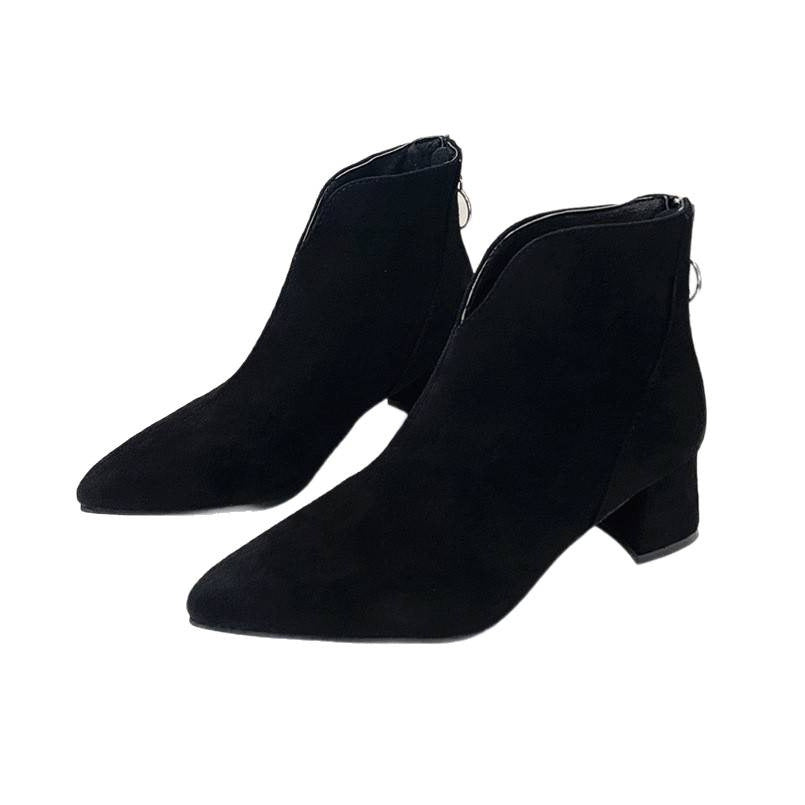 Women Elegant and Comfortable Ankle Boots Mune Fashion