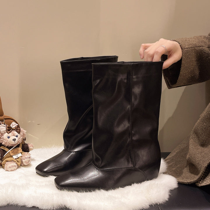 Ladies Elegant and Stylish Boots Mune Fashion