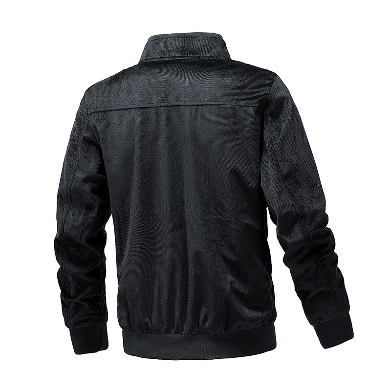Men's Lightweight Water-Repellent Hooded Windbreaker with Thermo Lining & Chest Pocket Mune Fashion