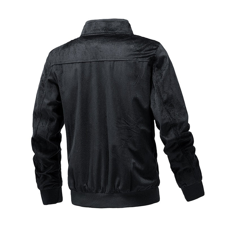 Men's Lightweight Water-Repellent Hooded Windbreaker with Thermo Lining & Chest Pocket Mune Fashion