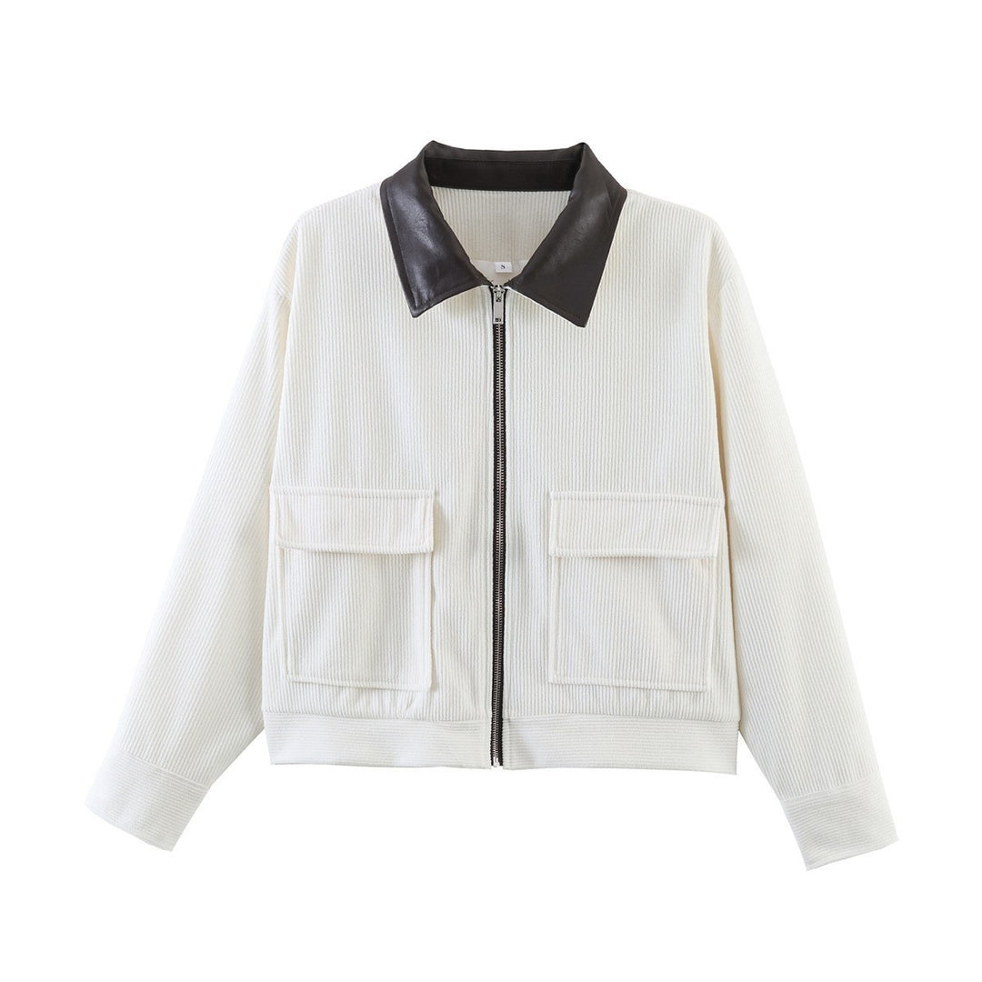 Ladies' Fashion Jacket with Two Patch Pockets