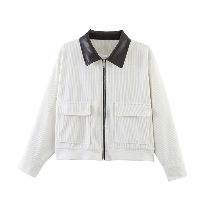 Ladies' Fashion Jacket with Two Patch Pockets