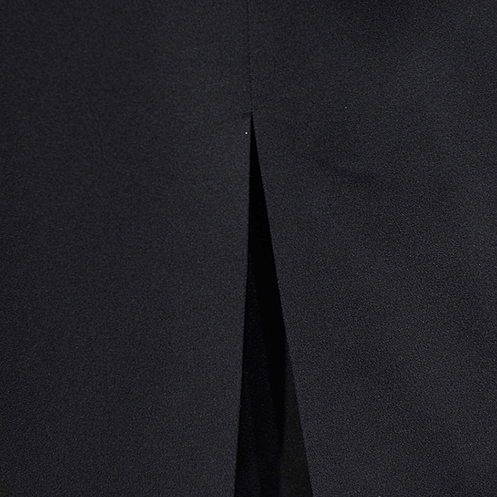 Women's Elegant Pencil Skirt with Button Details Mune Fashion