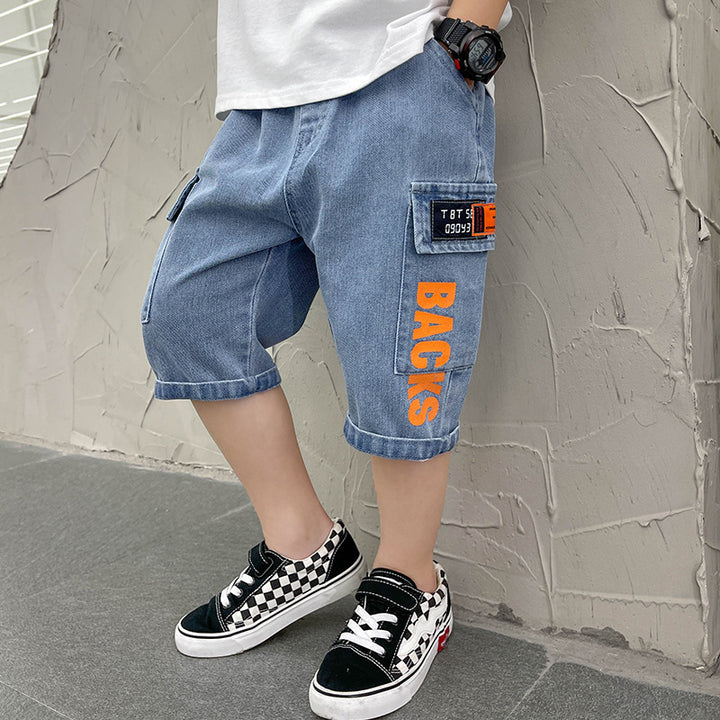 Boys practical cargo shorts with deep pockets Mune Fashion