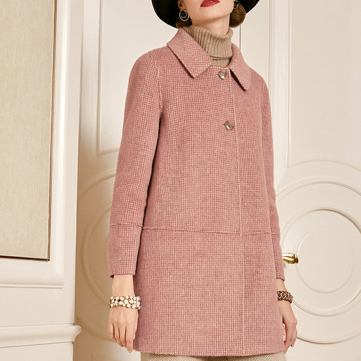 Women's timeless Boucle Coat Mune Fashion
