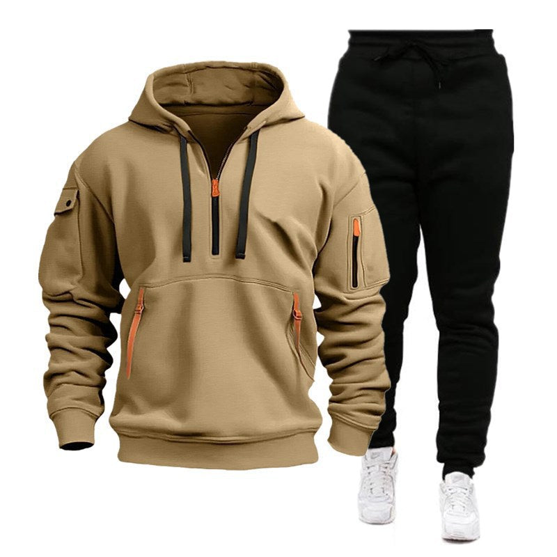 Women's Sporty Leisure Suit with Innovative Hoodie Mune Fashion