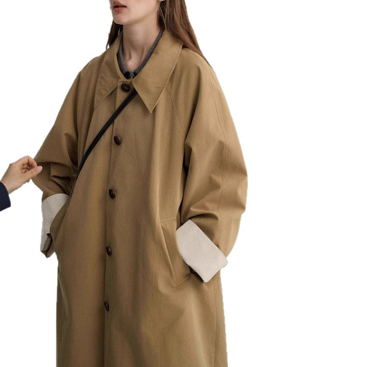 Women's Oversized City Trench Coat Mune Fashion