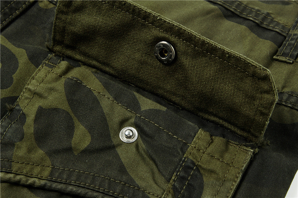 Men's cargo pants in utility style with reinforced knees, multiple pockets and drawstring waistband Mune Fashion