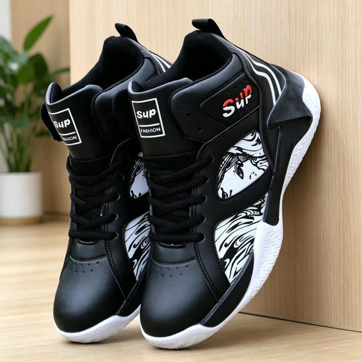 Men's Sporty Basketball Sneakers Mune Fashion