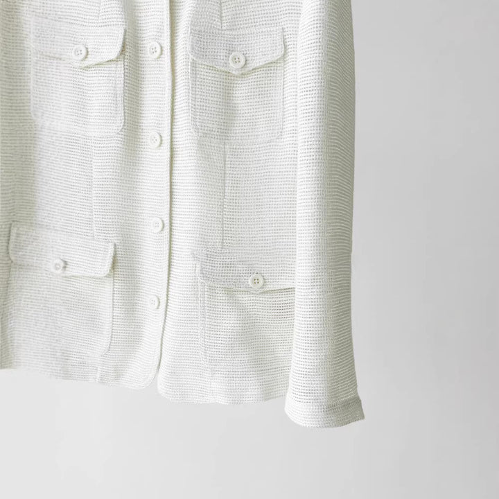 Women’s Fashionable Boucle Jacket with Practical Pockets Mune Fashion
