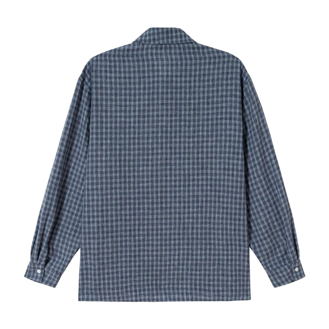 Men's Oversized Flannel Shirt in Relaxed Fit with Chest Pocket Mune Fashion