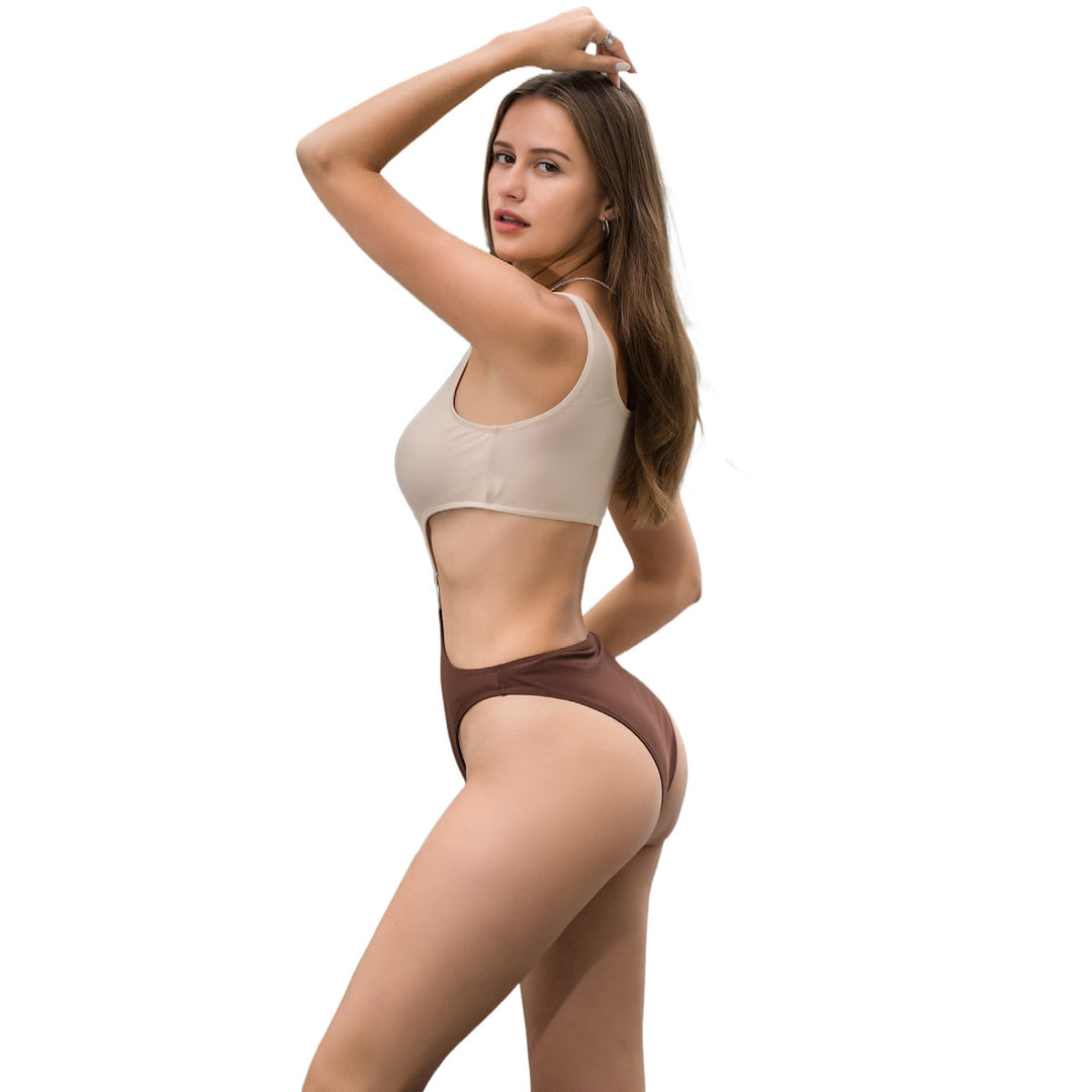 Women's one-piece swimsuit with innovative cut-out and chic ring detail Mune Fashion