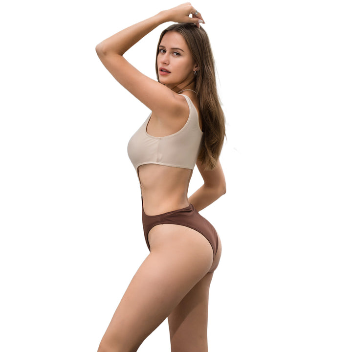 Women's one-piece swimsuit with innovative cut-out and chic ring detail Mune Fashion
