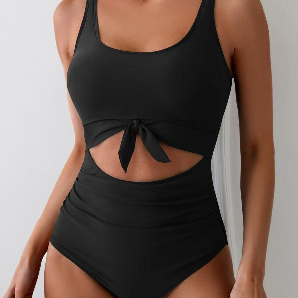 Women's bikini set with high waist and stylish knot detail Mune Fashion