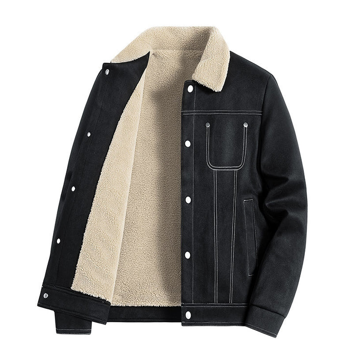 Men's Casual Lambskin Jacket Mune Fashion