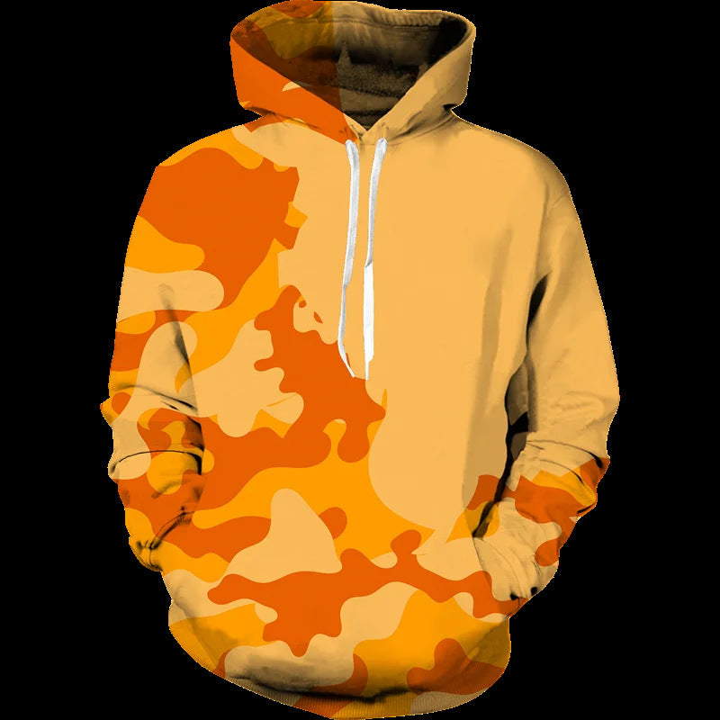 Women Casual Hoodie with Camouflage Design Mune Fashion