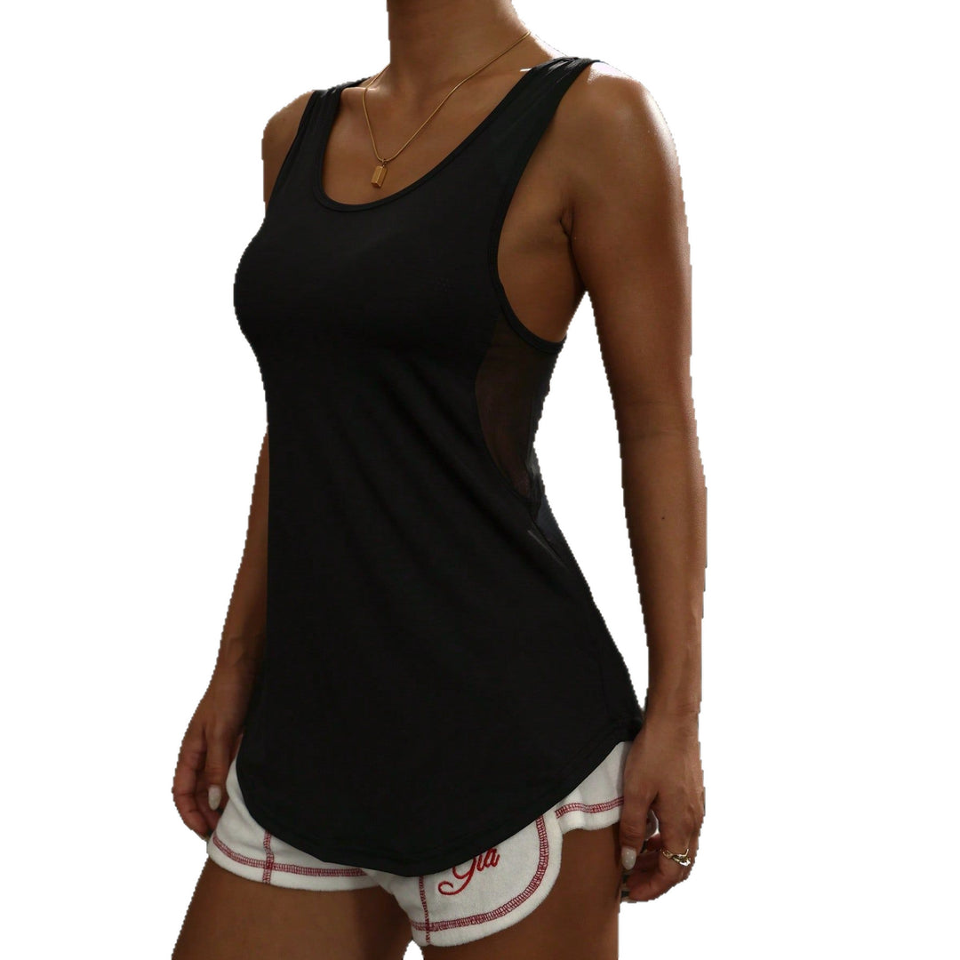 Women's Sporty Functional Shirt with Mesh Inserts Mune Fashion