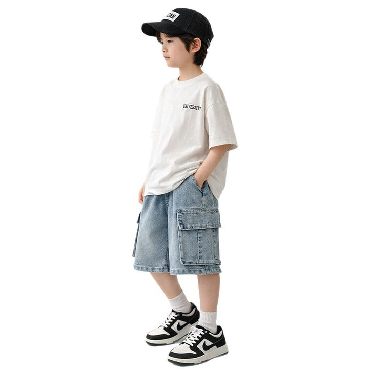 Men's Cargo Shorts with Practical Side Pockets Mune Fashion