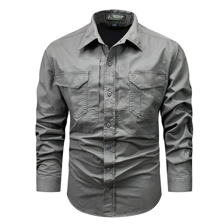 Men's Multi-functional Outdoor Shirt with Practical Pockets