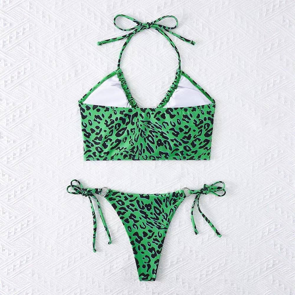 Women Playful Animal Print Bikini Set Mune Fashion