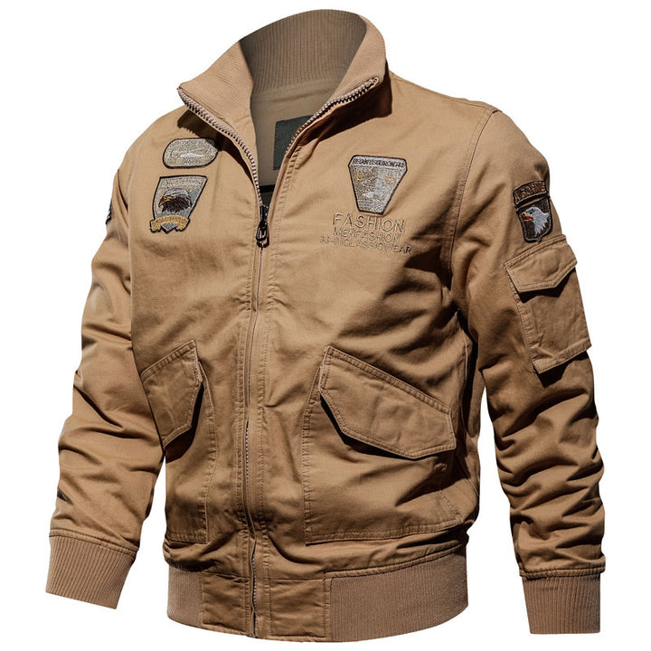 Men's robust canvas aviator jacket Mune Fashion