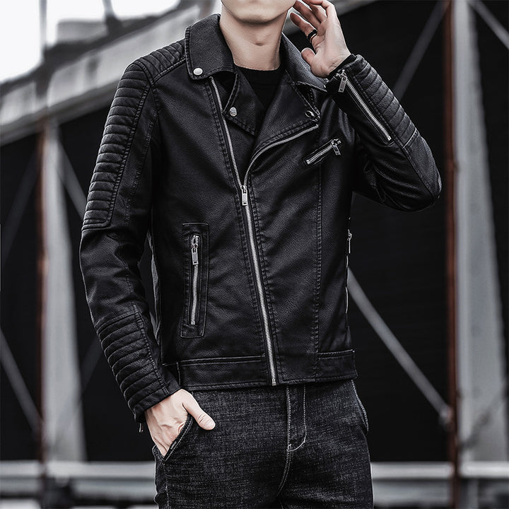 Men's Biker Jacket Mune Fashion