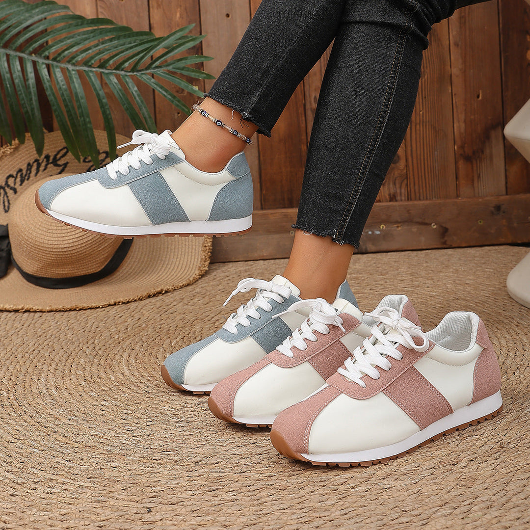 Ladies sporty casual sneakers with durable upper material and non-slip sole Mune Fashion
