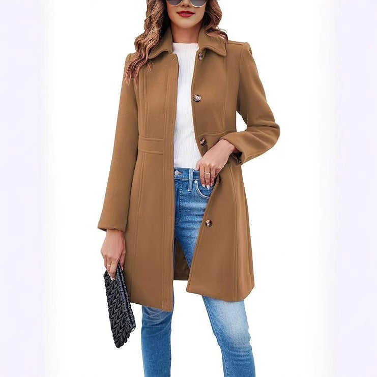 Women's Elegant Wool Coat
