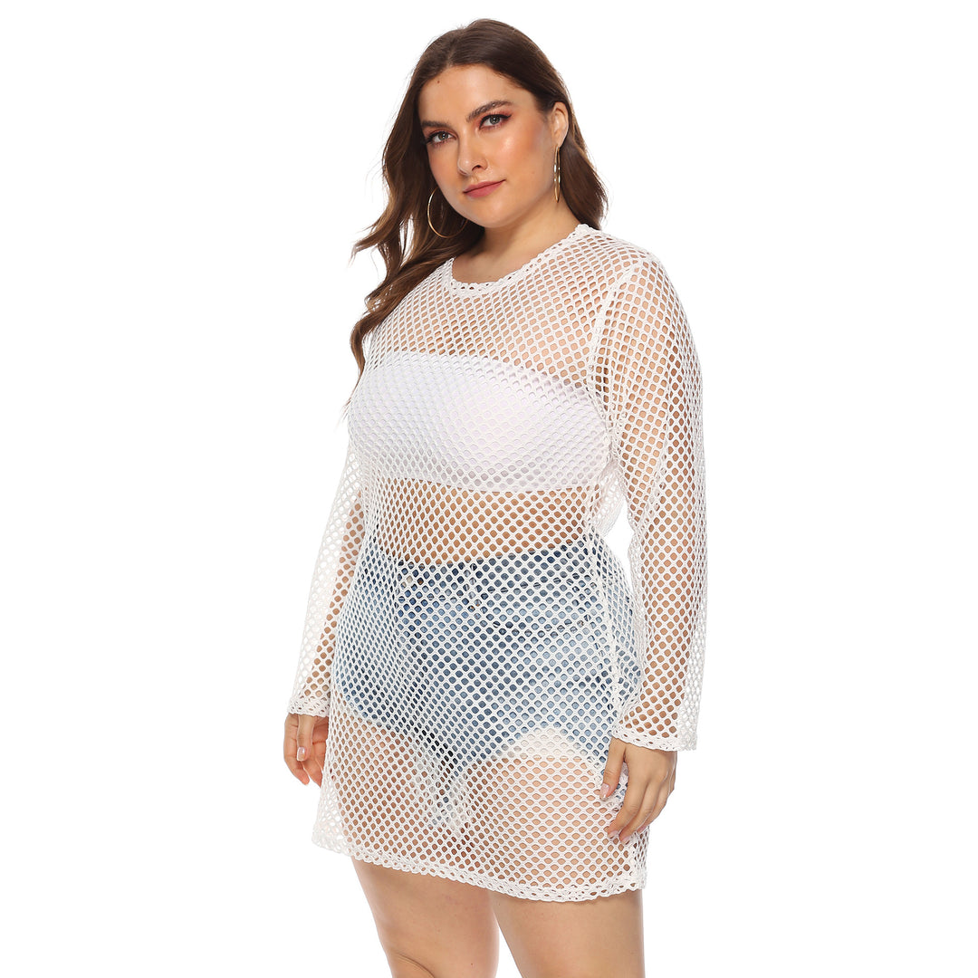 Ladies net striped dress Mune Fashion