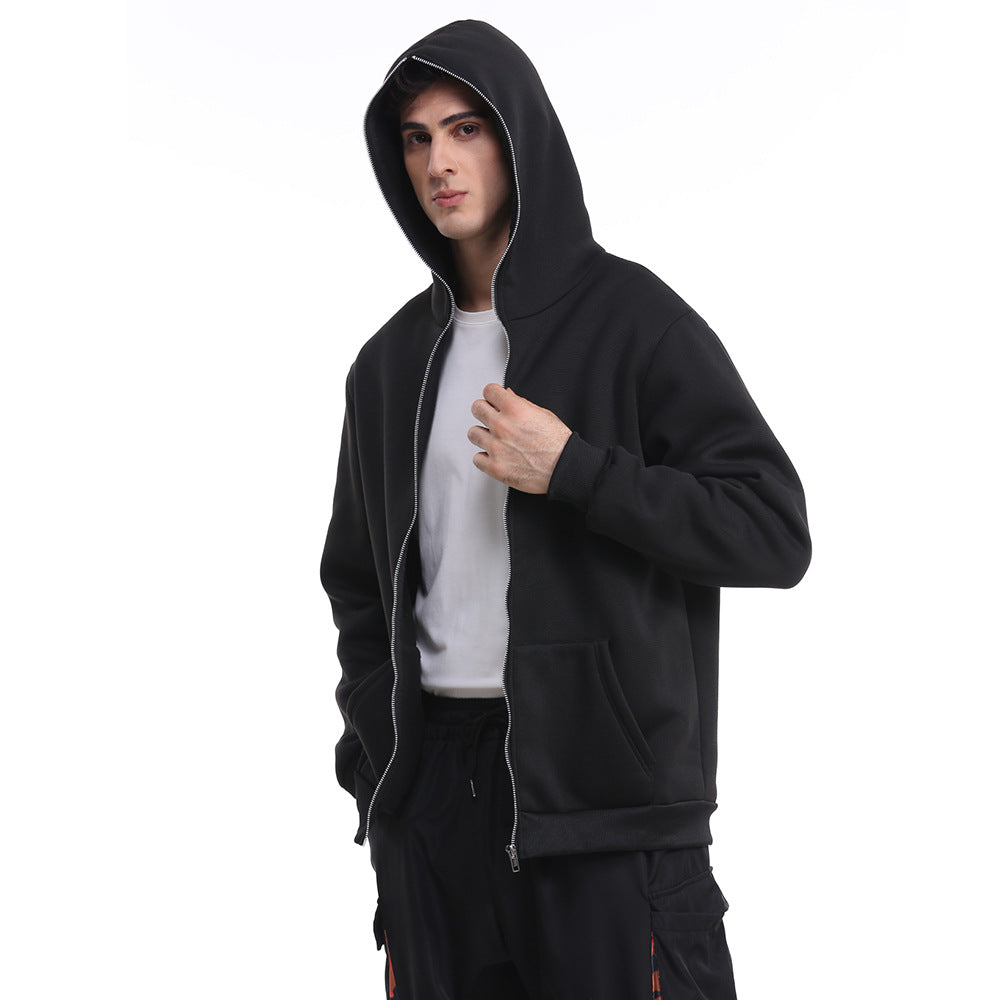 Unisex lightweight zip hoodie with minimalist seam design and ergonomic hood Mune Fashion