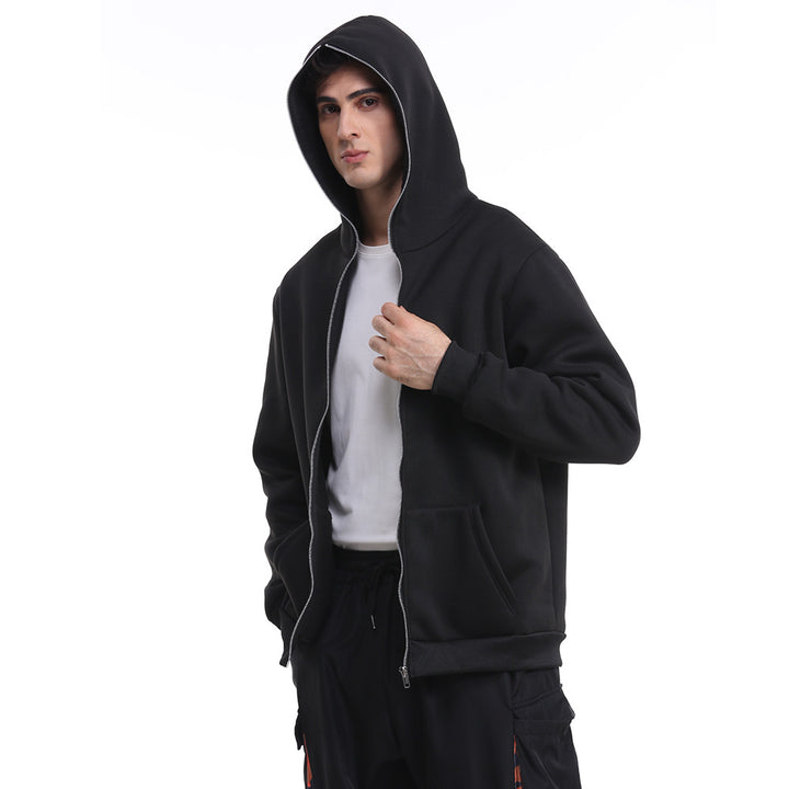 Unisex lightweight zip hoodie with minimalist seam design and ergonomic hood Mune Fashion