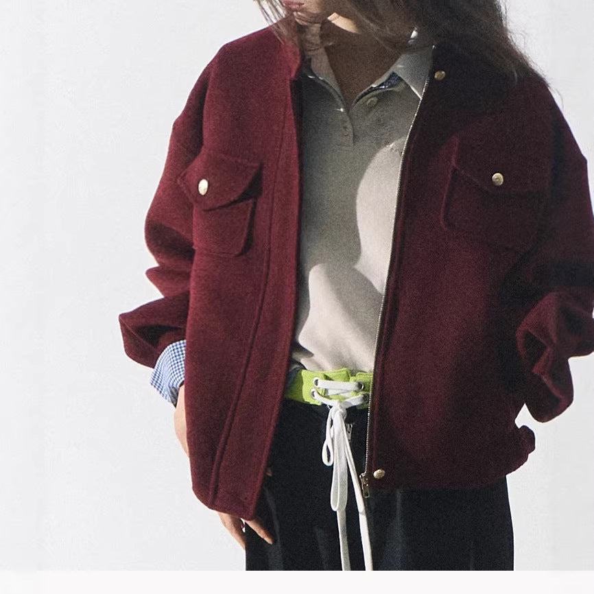 Women Stylish Bomber Jacket Mune Fashion