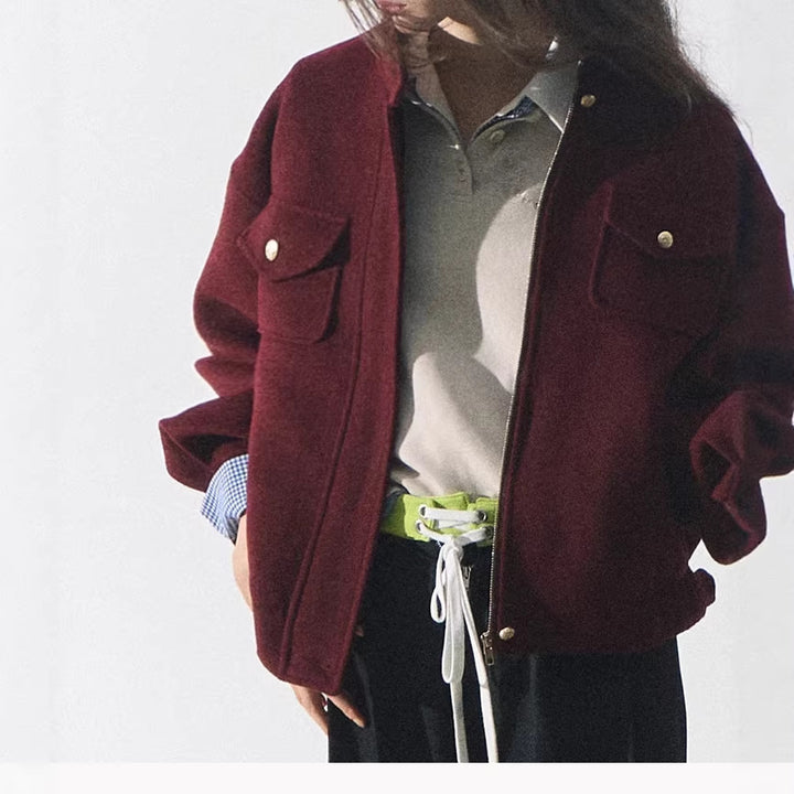 Women Stylish Bomber Jacket Mune Fashion