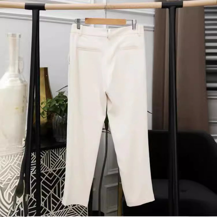 Women High-Waisted Business Pants Mune Fashion