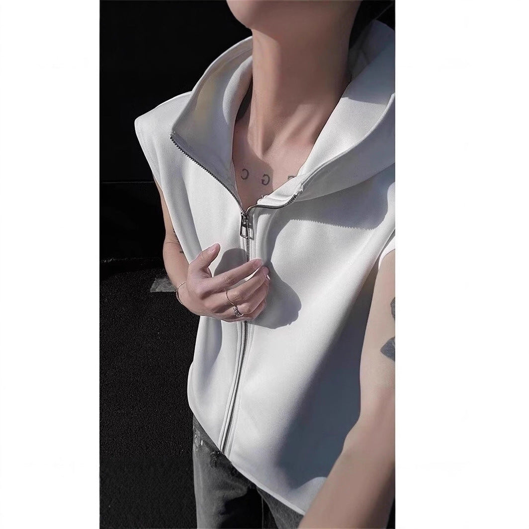 Men's Stylish Hooded Vest Mune Fashion
