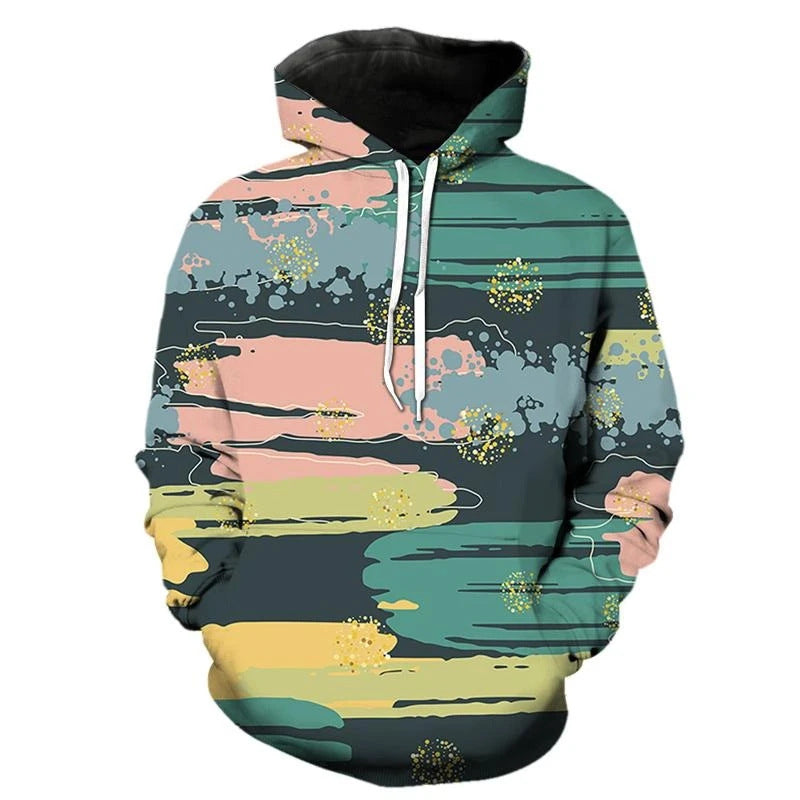 Women Creative Hoodie with Abstract Design Mune Fashion