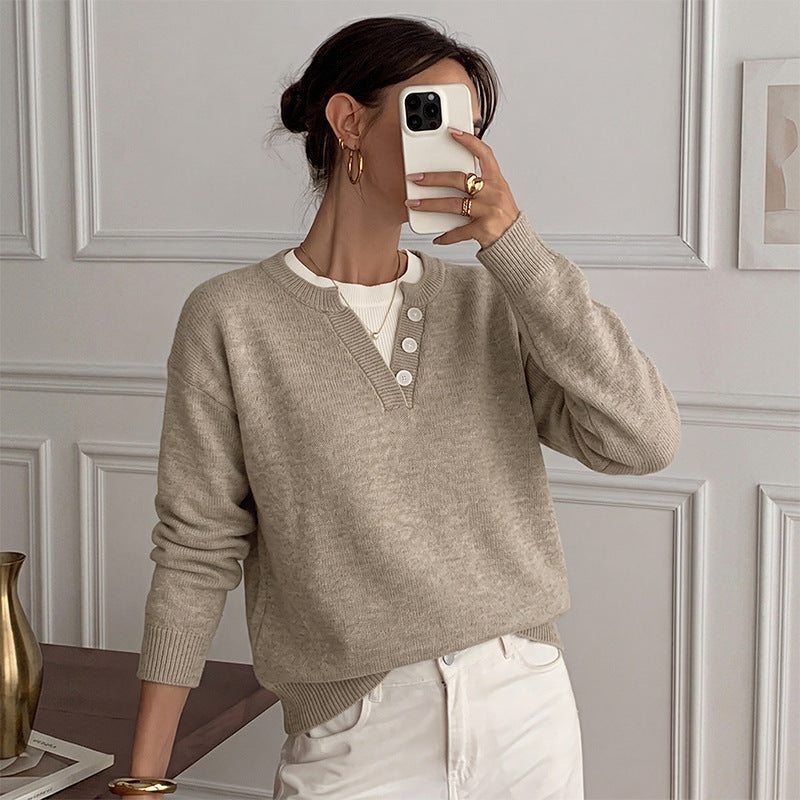 Women's Casual Sweater Mune Fashion