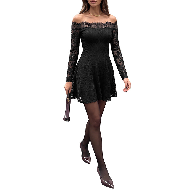 Women Playful Elegant Lace Dress Mune Fashion