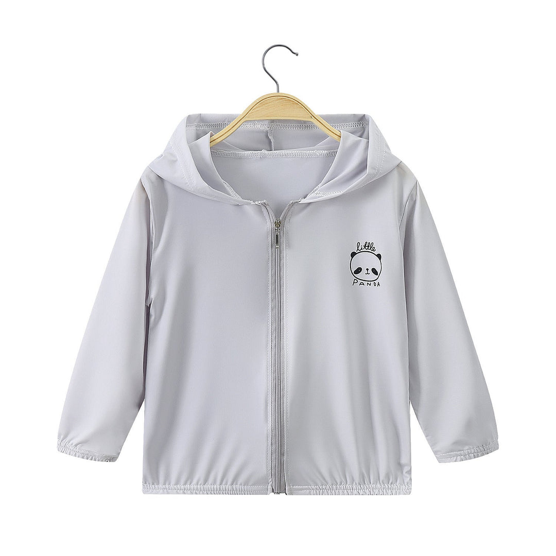 Unisex nan lightweight hooded jacket with full zip and cute panda print Mune Fashion