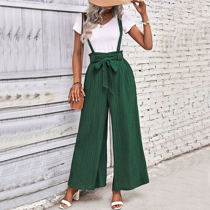 Women Pleated Overall Mune Fashion