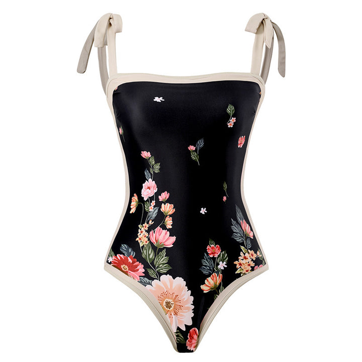 Women Elegant Swimsuit with Floral Design Mune Fashion